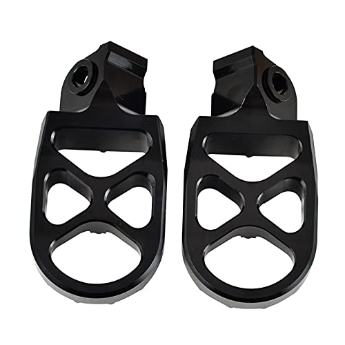 JZYLOVE JINZHIYANG Reposapies Estriberas Resto del Pedal en Forma for Husqvarna TE FE TC FC TX FX FS 65 85 125 150 250 300 350 390 400 450 501 701 Enduro Supermoto (Color : Black)