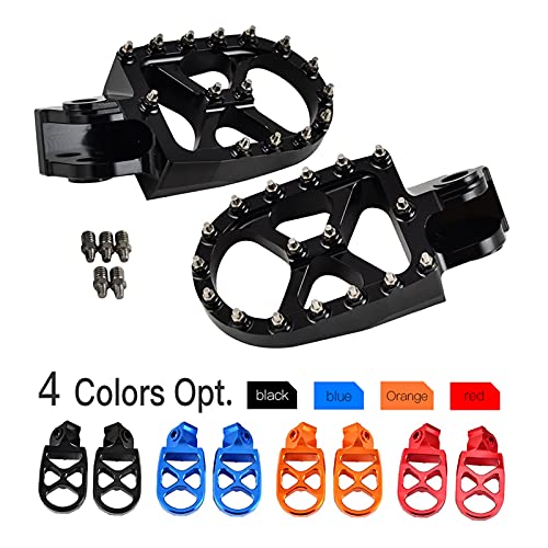 JZYLOVE JINZHIYANG Reposapies Estriberas Resto del Pedal en Forma for Husqvarna TE FE TC FC TX FX FS 65 85 125 150 250 300 350 390 400 450 501 701 Enduro Supermoto (Color : Black)