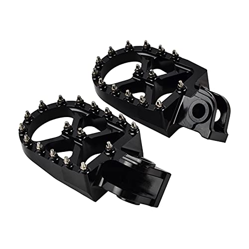 JZYLOVE JINZHIYANG Reposapies Estriberas Resto del Pedal en Forma for Husqvarna TE FE TC FC TX FX FS 65 85 125 150 250 300 350 390 400 450 501 701 Enduro Supermoto (Color : Black)