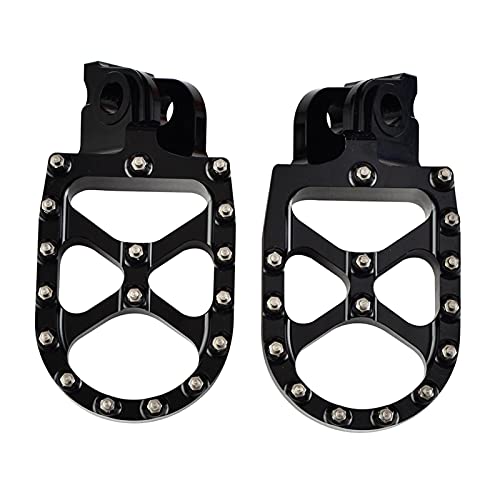 JZYLOVE JINZHIYANG Reposapies Estriberas Resto del Pedal en Forma for Husqvarna TE FE TC FC TX FX FS 65 85 125 150 250 300 350 390 400 450 501 701 Enduro Supermoto (Color : Black)