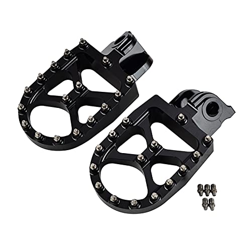 JZYLOVE JINZHIYANG Reposapies Estriberas Resto del Pedal en Forma for Husqvarna TE FE TC FC TX FX FS 65 85 125 150 250 300 350 390 400 450 501 701 Enduro Supermoto (Color : Black)