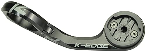 K-EDGE Garmin MAX XL Mount, 31.8mm, Anodize Repuestos, Adultos Unisex, Black (Negro), Talla Única