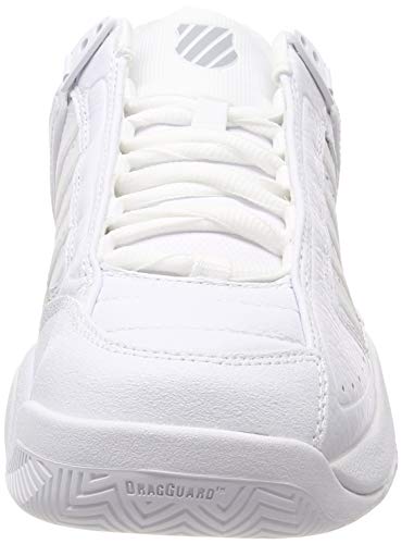 K-Swiss Defier RS, Zapatillas Hombre, Blanco/Gris, 45