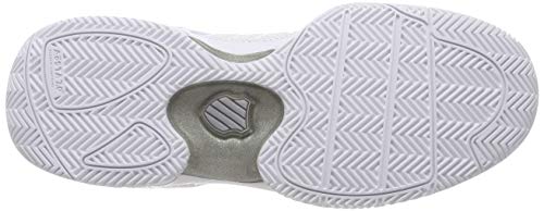 K-Swiss Defier RS, Zapatillas Hombre, Blanco/Gris, 45