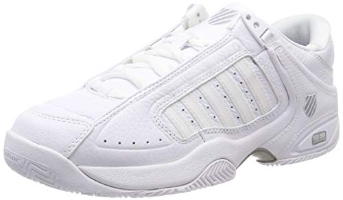 K-Swiss Defier RS, Zapatillas Hombre, Blanco/Gris, 45