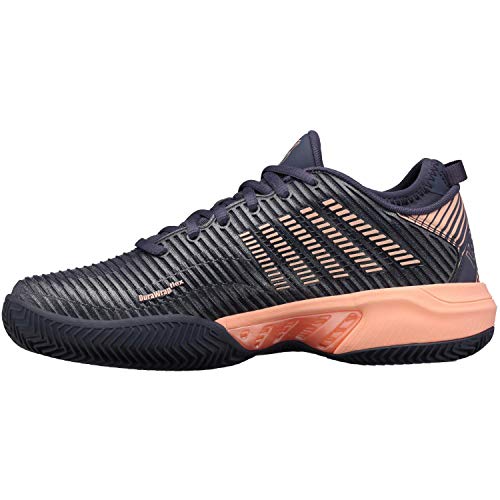 K-Swiss Hypercourt SUPREEHB, Zapatos de Tenis Mujer, Negro/Rosa, 41 EU