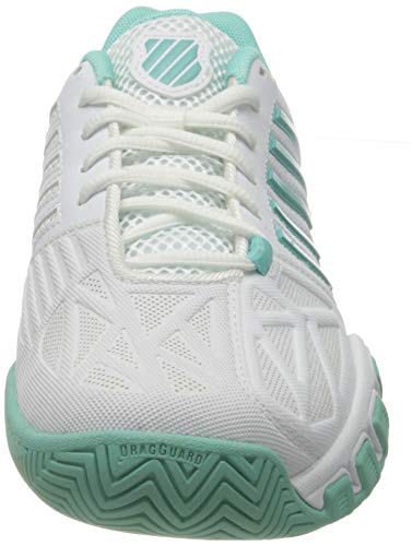 K-Swiss Performance Bigshot Light 3, Zapatillas de Tenis Hombre, Blanco (White Aruba Blue 121), 37 EU