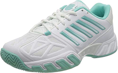 K-Swiss Performance Bigshot Light 3, Zapatillas de Tenis Hombre, Blanco (White Aruba Blue 121), 37 EU