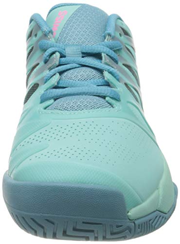 K-Swiss Performance Ultrashot 2, Zapatillas de Tenis Mujer, Azul (Aruba Blue/Malibu Blue/Soft Neon Pink 435), 41.5 EU