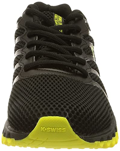 K-Swiss Tubes Comfort 200, Zapatillas Hombre, Black Optic Yellow, 44 EU