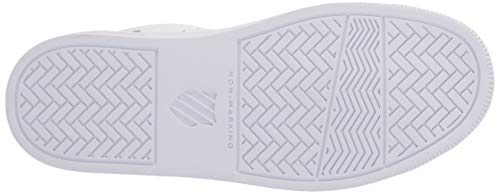 K-Swiss Zapatillas Court Frasco Ii para mujer, blanco (Ante Blanco/Metálico), 37.5 EU