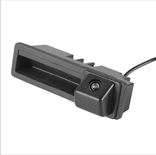 Kalakass cámara impermeable reversible del manillar del vehículo-específica integrada en la cámara trasera de la opinión posterior de la maneta del caso para A6L A4 B6 B7 A3 8P 8V Q7 (01678=32x110mm)