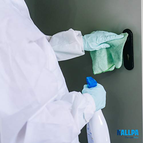 KALLPA Monos de protección - Polipropileno, plastificado, Buzo de Trabajo Tipo I - Protege de líquidos y bacterias, Impermeable, antiestático, no alérgeno y Gran transpirabilidad (1, XL)