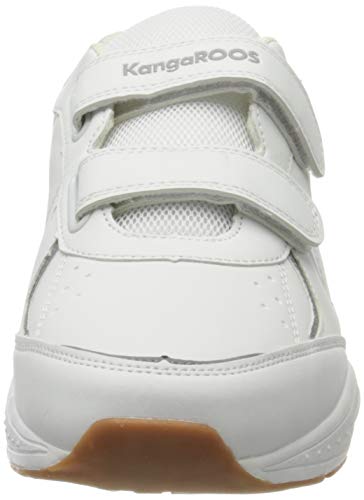 KangaROOS K-Lex V, Zapatillas Unisex Adulto, Blanco (White/Steel Grey 0011), 41 EU