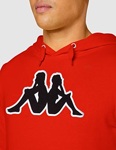 Kappa 3032BY0_908_2XL - Sudadera AIRITI LOGO, talla rojo, 2XL