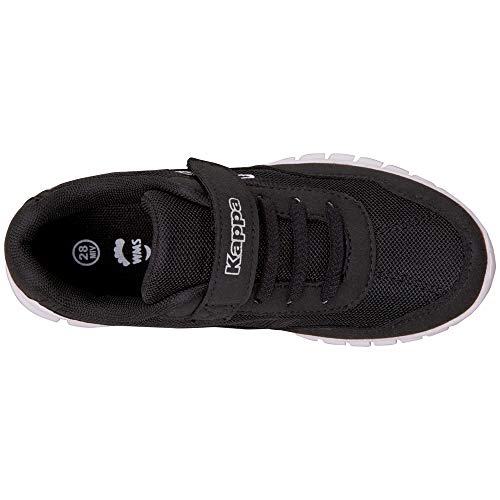 Kappa Follow, Zapatillas Unisex niños, Negro (Black/White 1110), 26 EU