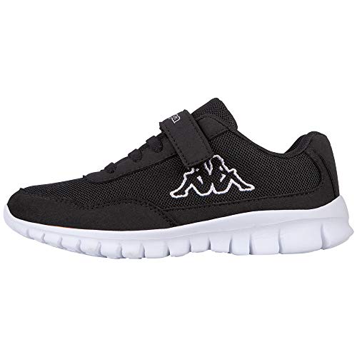 Kappa Follow, Zapatillas Unisex niños, Negro (Black/White 1110), 26 EU