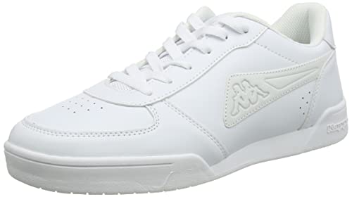 Kappa Matera Unisex, Zapatillas para Correr de Carretera Adulto, 1014 White L Grey, 36 EU