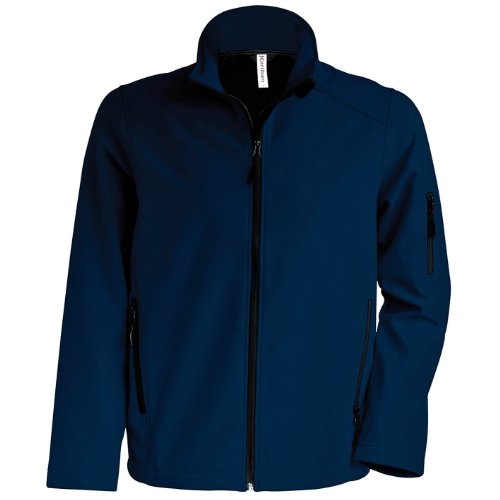 Kariban - Chaqueta softshell 3 capas Modelo Contemporary hombre caballero (Pequeña (S)/Negro)