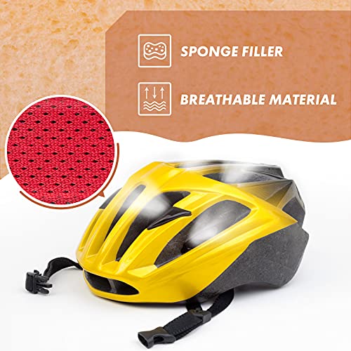 Karlliu Kit de Acolchado para Casco Almohadillas de Espuma de Repuesto universales, 2 Juegos de Forro anticolisión Protección de Esponja Acolchado de Espuma para Casco para Bicicleta y Motocicleta