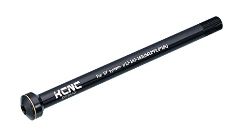 KCNC Cierre Rueda Trasera Eje Pasante KQR08 12x142x163L M12x1.0x18L Compatible Syntace/DT Swiss