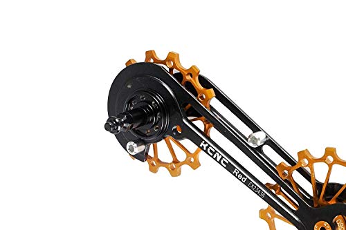 KCNC Pata de Cambio roldanas 12+16D Shimano 8000/9100 Dorado