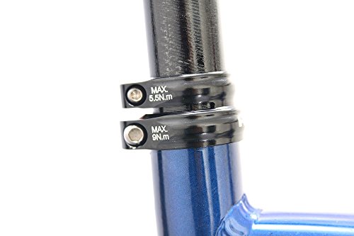 KCNC SC-13 Twin Seatpost Clamp 34.9-31.6mm Alloy Bike Black by KCNC