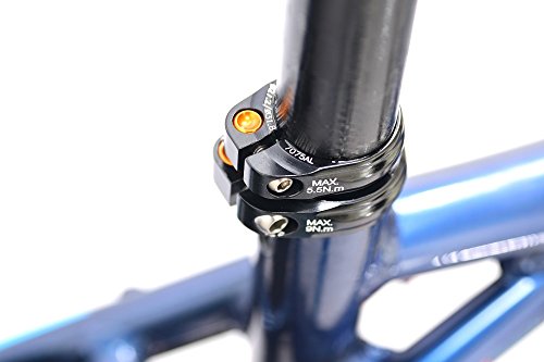 KCNC SC-13 Twin Seatpost Clamp 34.9-31.6mm Alloy Bike Black by KCNC