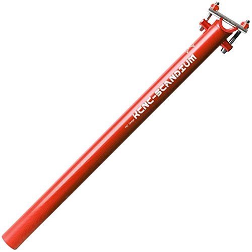 KCNC Ti Pro Lite seat post MTB 31.6 red by KCNC