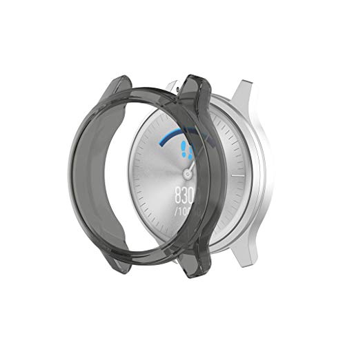 kdjsic Funda Protectora Transparente de TPU para Reloj para Garmin vivomove Luxe vivomove Style Smart Watch Protector Cover