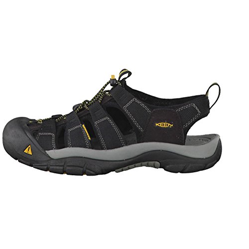 Keen Newport H2, Sandalias Punta Cerrada Hombre, Negro (Black 0), 42.5