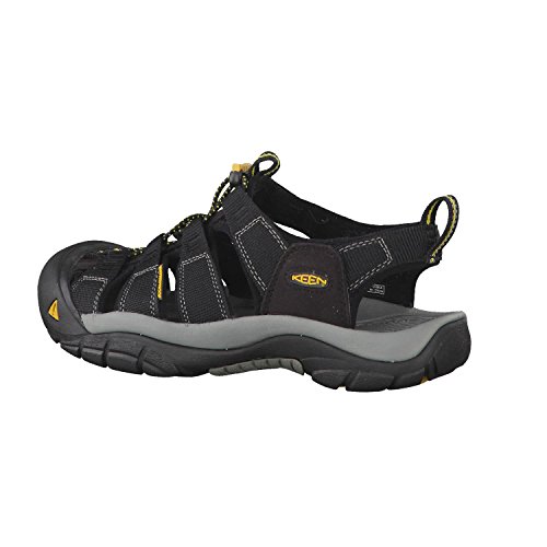 Keen Newport H2, Sandalias Punta Cerrada Hombre, Negro (Black 0), 42.5