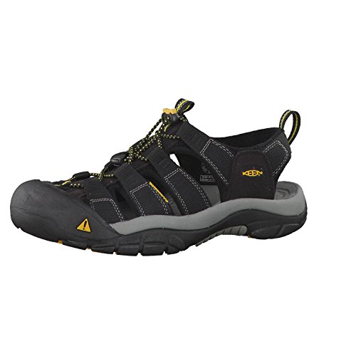 Keen Newport H2, Sandalias Punta Cerrada Hombre, Negro (Black 0), 42.5