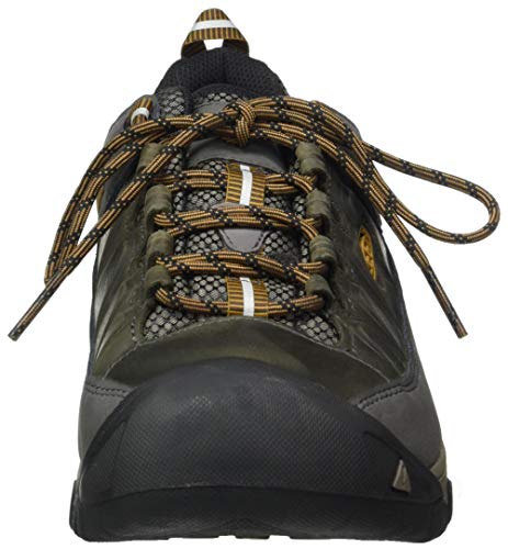 KEEN Targhee III WP, Zapatillas de Trail Running Hombre, Negro Black Olive Golden Brown 0, 48.5 EU