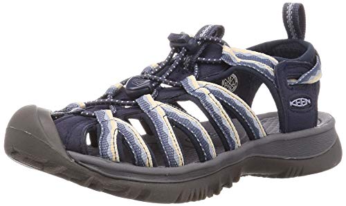 Keen Whisper Sport Sandal, Sandalia Mujer, Niebla Azul Marino, 37 EU