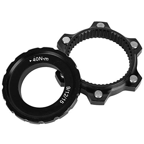 Keenso Adaptador de Bloqueo Central, Adaptador de Bloqueo Central de Bicicleta a 6 Pernos Disco de Freno Boost Hub Spacer Accesorios para Piezas de Bicicleta