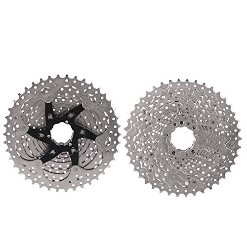 Keenso Cassettes para Bicicletas y 3 Accesorios, Cassette de Piñones 9/10/11/12 Velocidad 32/36/42/46T (11V 11-42T)