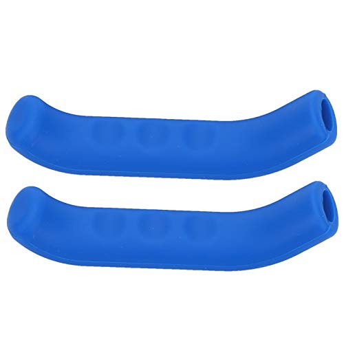 Keenso Funda de Freno de Bicicleta, Funda de Silicona de 5 Colores Funda de protección de Freno de Bicicleta de montaña Accesorio de Ciclismo de Funda de Silicona(Azul)