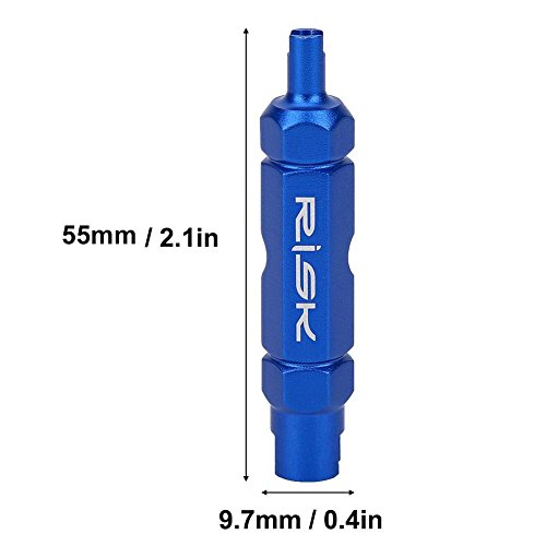 Keenso Herramientas para Quitar Obúses de Las Válvulas, Reparación de Neumáticos para Bici