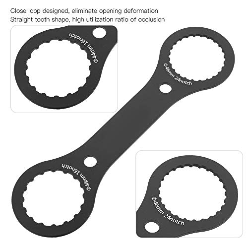 Keenso Llave de pedalier, Bicicleta de montaña Llave de pedalier de Bicicleta de Carretera Juego de bielas Huecas Herramienta de desmontaje