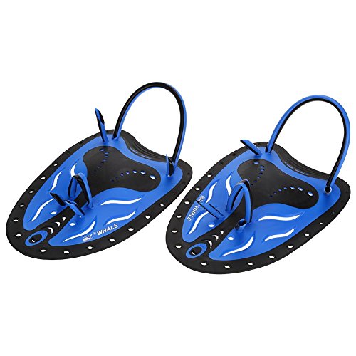 Keenso Palas para Nadar, Palas de Entrenamiento para Natación (M-Azul)
