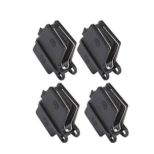 Keenso Pastillas de Freno para Bici, 4 Pares Pastillas de Resina con Muelles, Accesorio de Ciclismo para Hayes Stroker RYDE Dyno Sport