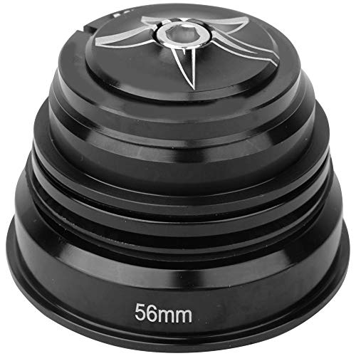 Keenso Pipa Direccion Cónica para Bici, Universal 44-56 mm Accesorios de Rodammientos Sellados Bici MTB (Negro 44 / 56MM)