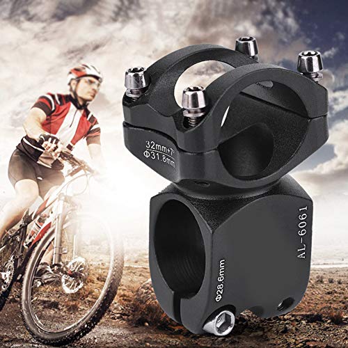 Keenso Potencia para Acortar Distancia al Manillar, 7 Grados, Potencia Corto para Bicicleta de Carretera, MTB