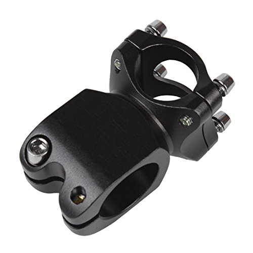 Kelis 25,4 mm (1 pulgada), bicicleta de montaña, bicicleta de montaña, aleación de aluminio, vástago de manillar (negro)