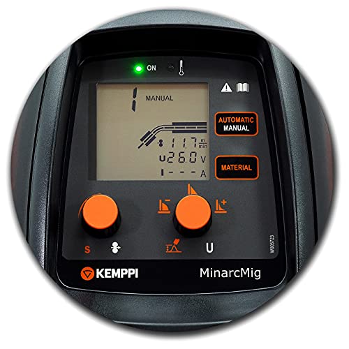 Kemppi MinarcMIG EVO™ 200 A MIG/MAG Inverter Soldadora Synergie Aluminio Set