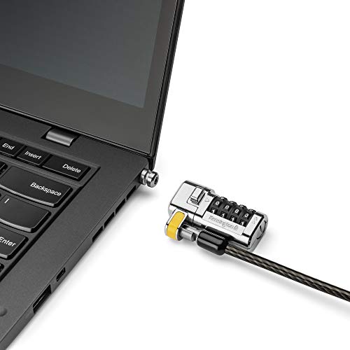 Kensington candado de combinación clicksafe 3 en 1 - candado para Todos los Dispositivos con Ranuras en Forma de t, Nano o Tipo Wedge; candado para DELL, HP, Acer (k68105eu).