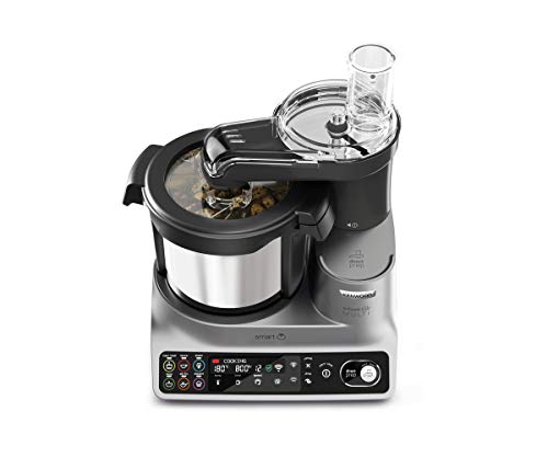 Kenwood kCook Multi Smart CCL450SI Robot de Cocina Multifunción con Wifi Controlable con una App desde el Móvil, con +600 Recetas Gratuitas, Balanza integrada, 1500 W, Capacidad 4,5L