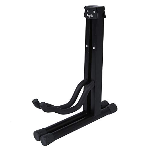 Keplin - Soporte para guitarra plegable universal, compatible con todas las guitarras acústicas, eléctricas y bajos