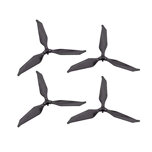 kesoto 4 Pares De Hélices De 3 Palas De Fibra De Carbono para Alas Plegables DJ Drone Pro Mavic